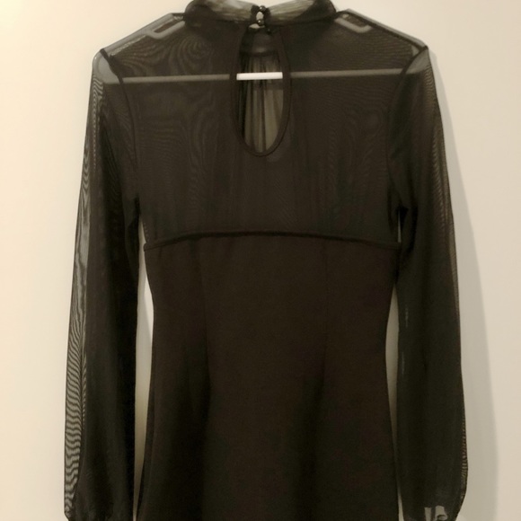 Long Sleeve Mesh Dress - Picture 3 of 3